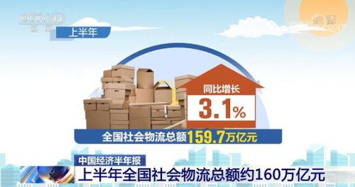 中國(guó)經(jīng)濟(jì)半年報(bào) 上半年全國(guó)社會(huì)物流總額同比增長(zhǎng)3.1% 社會(huì)經(jīng)濟(jì)咨詢(xún)服務(wù)助力高質(zhì)量發(fā)展